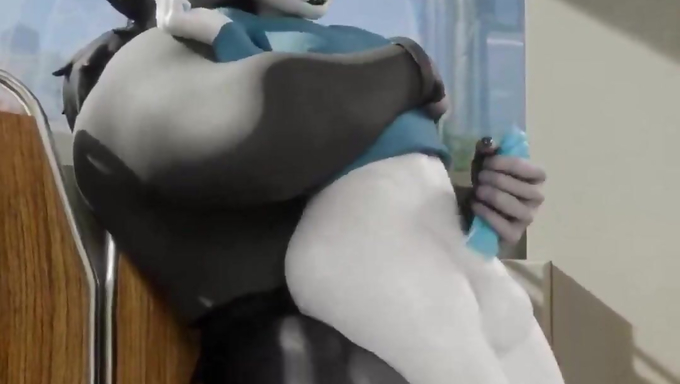 Two Furry Monsters Fuck On A Train