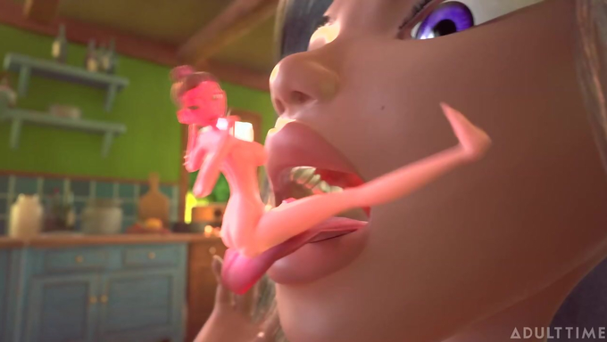 Futa Teene Fucks The Tip Of Geenee's Cock