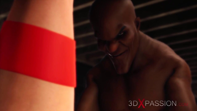 Woman Gets Carry Fucked By A BBC In The Basement