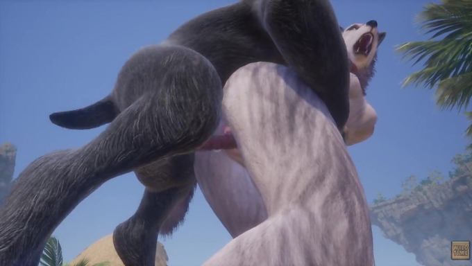 Black Goat Fucks A Wolf Girl In The Middle Of Nowhere