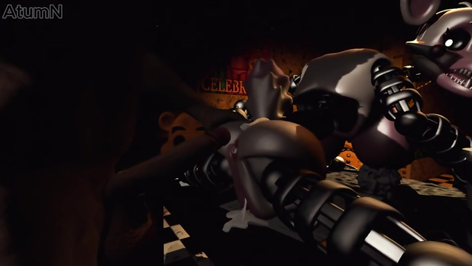 Mangle Gets Creampied In The Ass By A Human