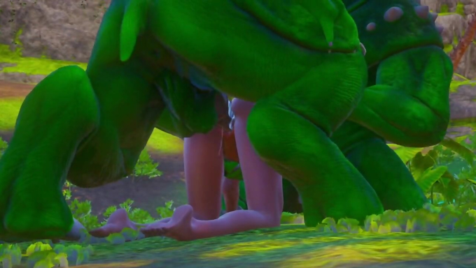 Petite Babe Gets Wrecked By Monster Rhino Cocks