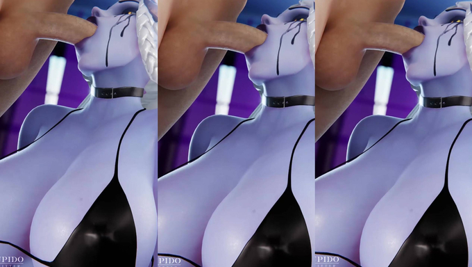 Widowmaker Deepthroats A Big Cock