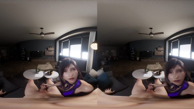 Tifa Lockhart Gives A Handjob In VR