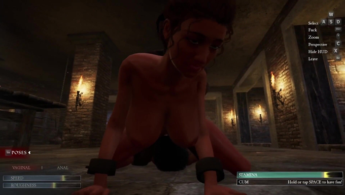 Two Slaves Gets Drilled On The Floor