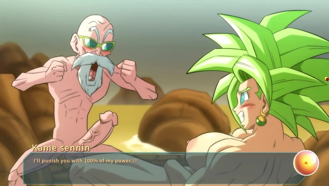 Master Roshi Gets His Big Cock Ready For Kefla