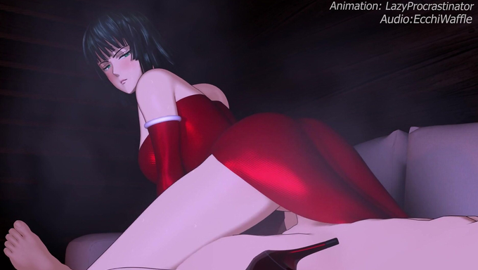 Fubuki Rides A Dick In Her Red Dress