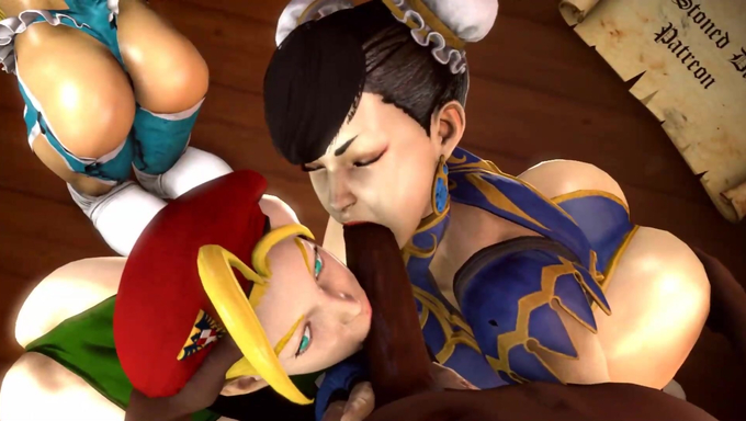 Chun-Li And Cammy White Receive A Pounding Compilation