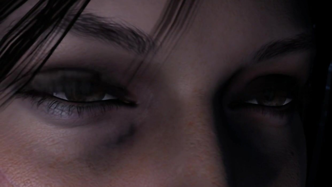 Lara Croft Fingers Herself In A Car Fantasy