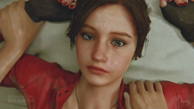 Claire Redfield Gets Creampied And Impregnated On The Bed