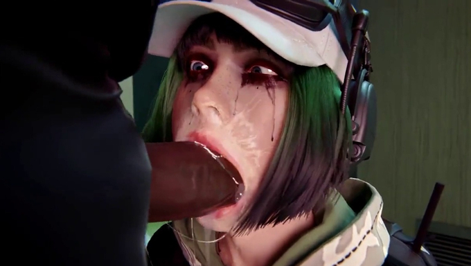 Ela Gets Mouthfucked By A BBC And Swallows His Cum