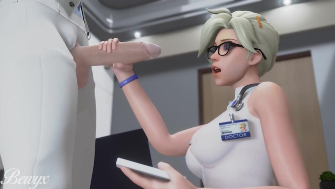 Doctor Mercy Receives A Facial From Her Patient