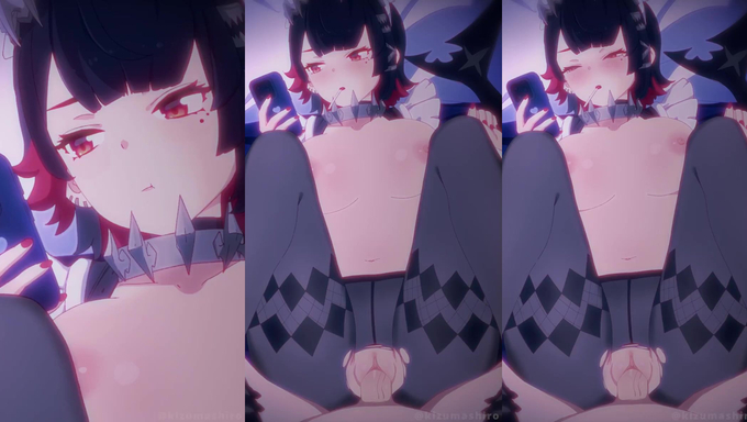 Ellen Joe Receives A Creampie While On Her Phone