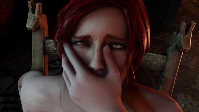 Triss Merigold Rides A Glowing Magical Dildo