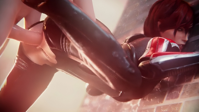 Commander Shepard Gets Anal Creampied Against The Wall
