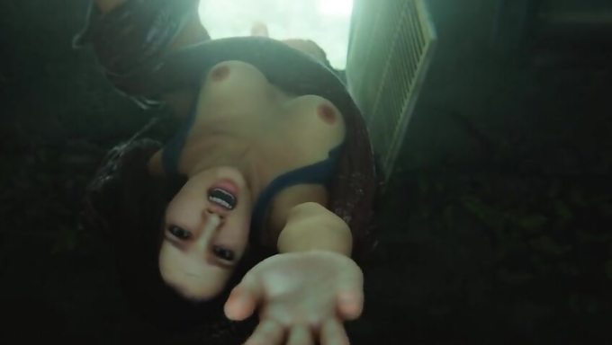 Jill Valentine Gets Screwed By A Licker Upside Down