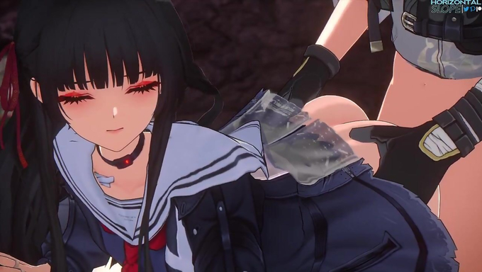 Chisa Gets Impregnated By Rover In The Woods