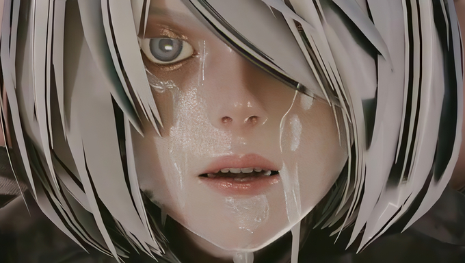 2B Spitroasted Before Receiving A Huge Cum Facial