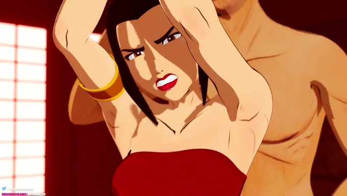 Azula Gets Her Pussy Pounded While Restrained
