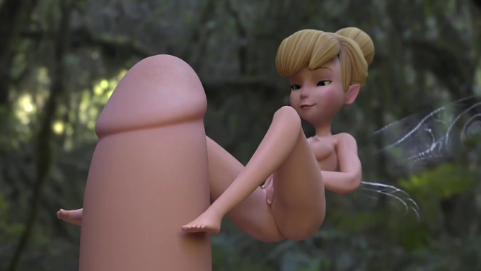 Tinker Bell Does Everything To Make A Big Cock Cum