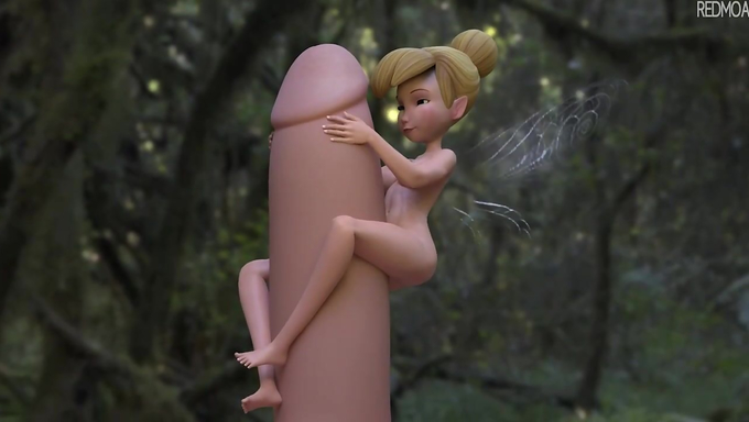 Tinker Bell Does Everything To Make A Big Cock Cum