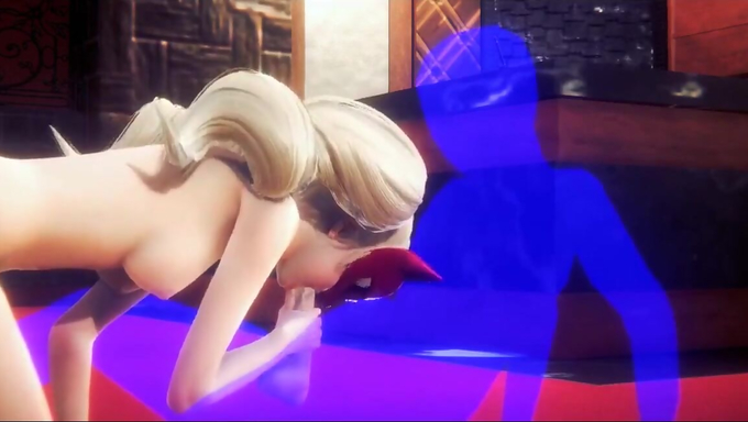 Ann Takamaki Sucks And Strokes Big White Cock