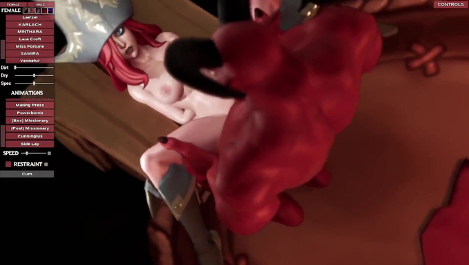 Miss Fortune Gets Creampied By A Demon