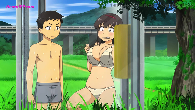 Trapped Couple Dry Humps In Public Phone Booth