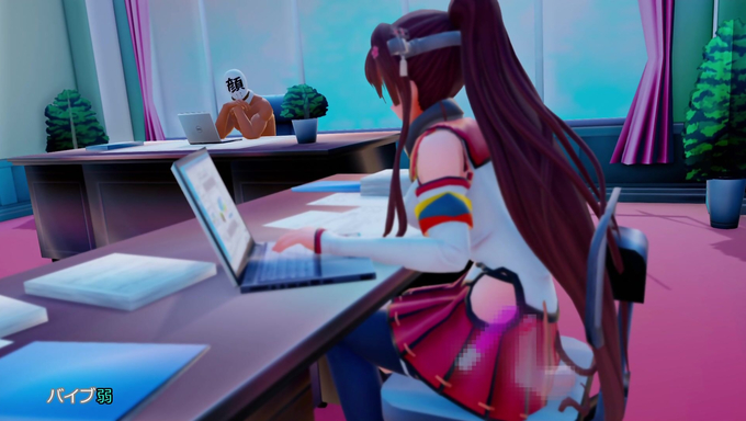 Yamato Squirts On Her Office Desk