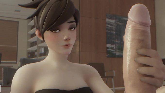 Tracer's Payload Gets Drilled By A Big Cock