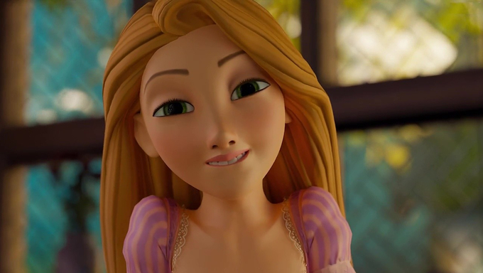 Rapunzel Gets Curious And Sucks A Man's Cock
