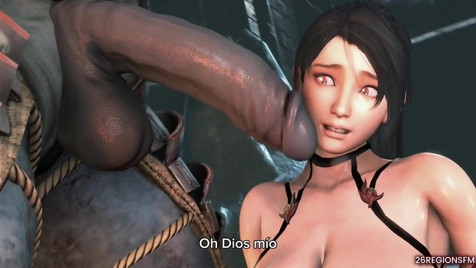 Momiji Gets Pounded Deep By A Huge Demon Cock
