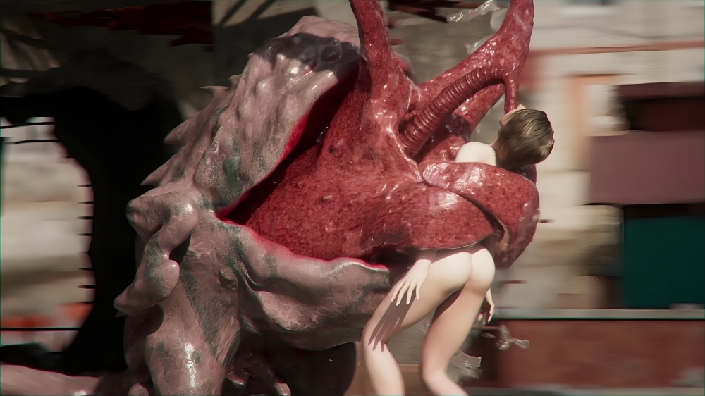Jill Valentine Gets Impregnated By A Massive Alien And Gives Birth To Monster Babies