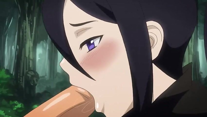 Black Star Fucks And Creampies Tsubaki Nakatsukasa In The Forest