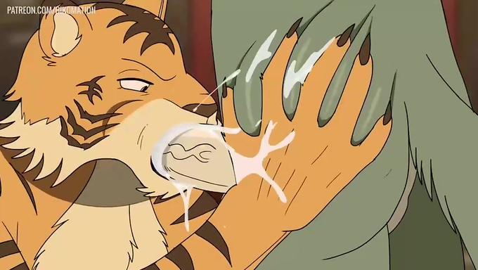 Legoshi And Bill Flip-Fuck While Louis Tastes Their Cum