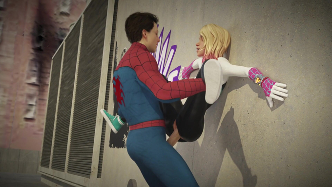 Gwen Stacy Receives An Intense Pounding From Peter Parker