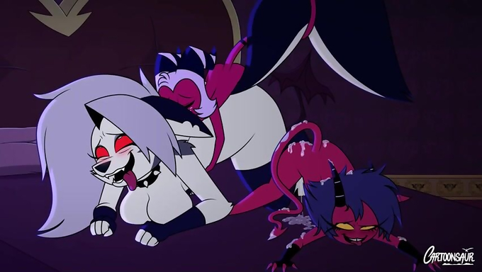 Loona's Threesome With Millie And Moxxie Knolastname
