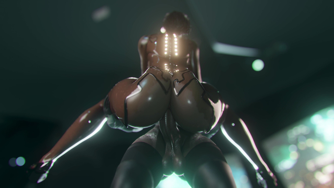 Futa 2B Takes Eve In Different Positions