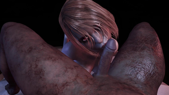 Ashley Graham Gives Head And Turns Into A Zombie