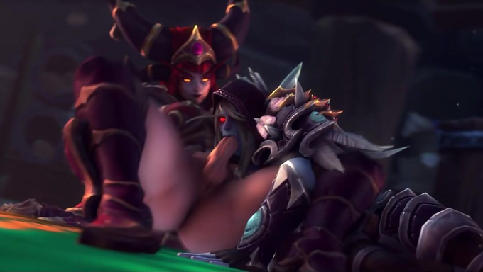 Alexstrasza And Sylvanas Windrunner Hot Futanari Session