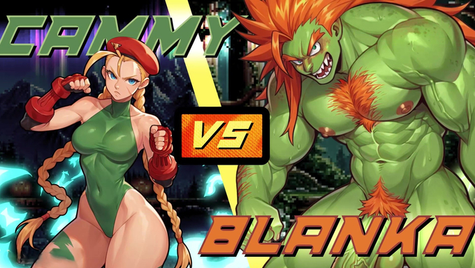 Cammy White Endures A Rough Anal Sex Session Against Blanka