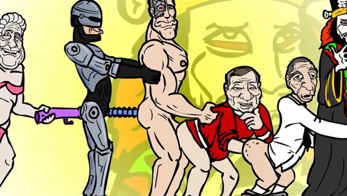 The Ultimate Orgy Of Different Characters