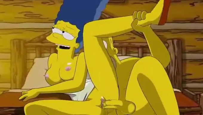 Homer Simpson Fucks Marge Simpson Hard And Makes Her Swallow His Cum In Their Cabin