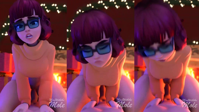 Velma Dinkley Rides A Cock And Gets Impregnated