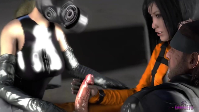 Quiet Becomes A Sex Slave And Faith Connors Jerks Big Boss's Cock