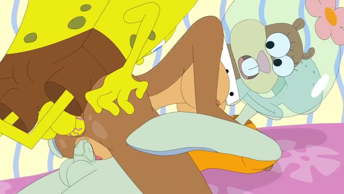 SpongeBob And His Friends Pound Sandy's Holes