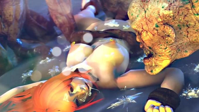 Nami Gets Tied Down Before She Gets Roughly Gangbanged By Monsters