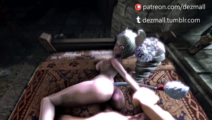 Vampire Elli Sucks And Drains A Cock For Thick Cum