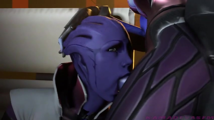 Aria T'Loak Gets Dominated And Screwed By Widowmaker
