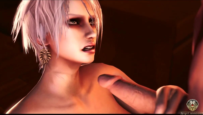 Ivy Valentine Strokes A Dick And Gives A Blowjob